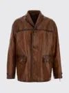 Prada Jacket Men In Brown