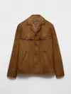 Prada Jacket Men In Brown