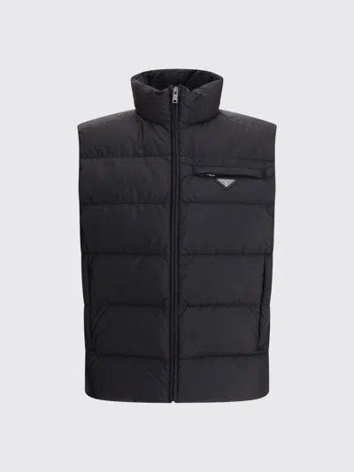 Prada Jacket Men  In Black