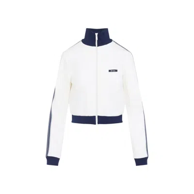 Prada Single-breasted Cotton Blazer In White