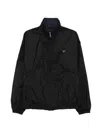 Prada Jacket With Application In Black