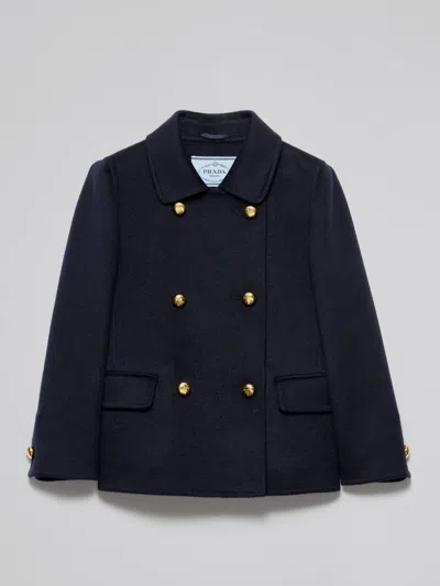 PRADA PRADA JACKET WOMAN BLUE