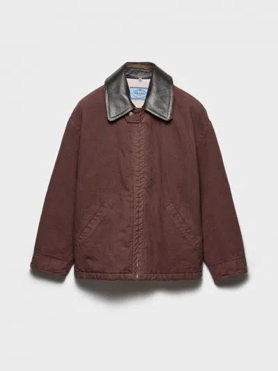 Prada Jacket Woman  In Brown