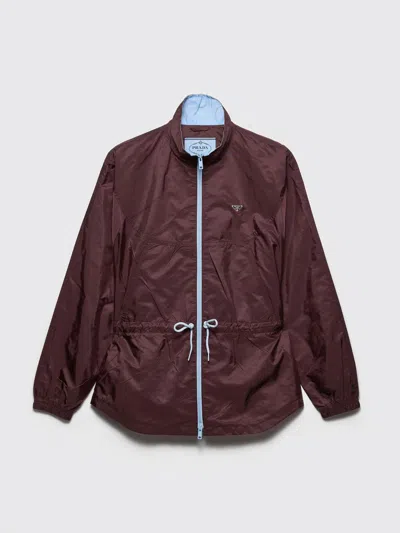 Prada Jacket Woman  In Burgundy