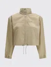 Prada Beige Recycled Polyamide Shell Jacket In Neutral