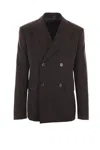 Prada Double Breasted Tailored Blazer