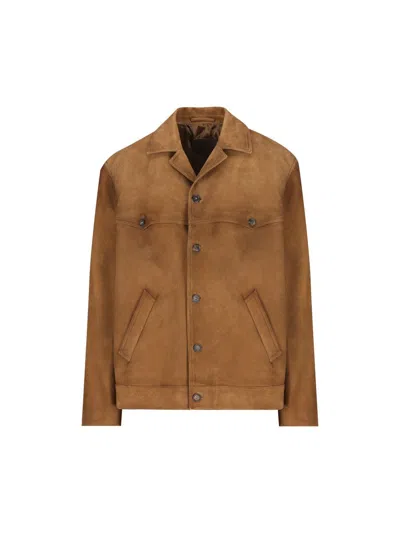 Prada Jackets In Brown