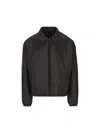 Prada Re-nylon Bomber Jacket In Blue