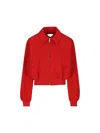 Prada Jackets With Long Sleeves And Ribbed Hem
