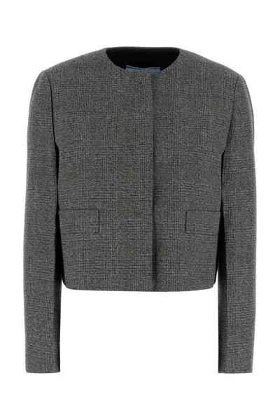 PRADA PRADA JACKETS AND VESTS