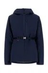 Prada Blue Tech Fabric Jacket In Blue