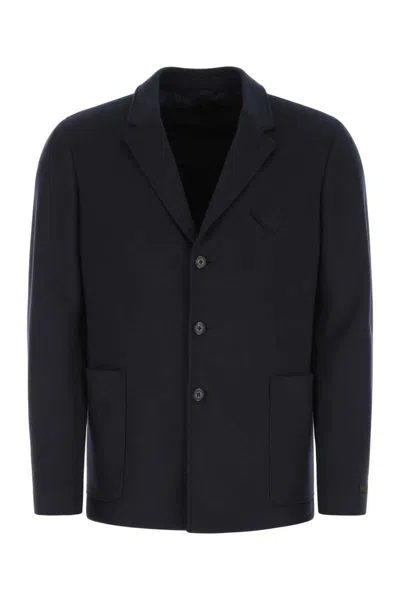 Prada Jackets And Vests In Blue