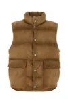 Prada Jackets And Vests In Brown