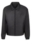 Prada Re-nylon Bomber Jacket In Blue