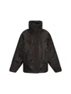 Prada Long-sleeved Casual Jacket In Black