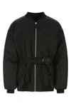 Prada Giubbino Imbottito In Re-nylon Nero Uomo In Black