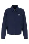 Prada Logoed Jacket In Blue