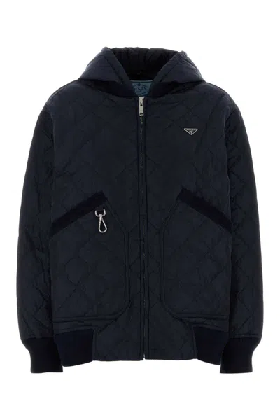 Prada Jackets In Blue