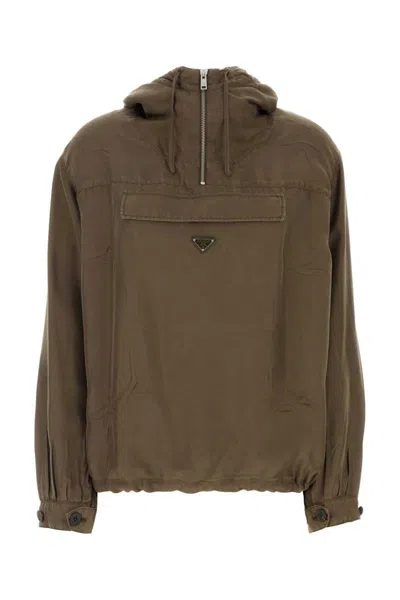 Prada Brown Twill Jacket