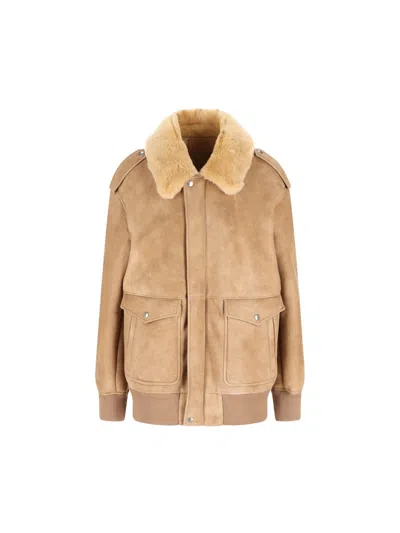 Prada Jackets In Neutral