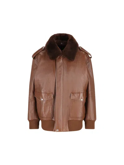 Prada Jackets In Brown