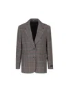 Prada Blazer Woman Black In Ebony