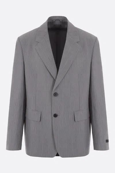 Prada Jackets In Grey