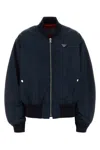 Prada Twill Bomber Jacket In Multi