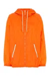 Prada Giacca A Vento In Re-nylon Arancione  Donna In Orange