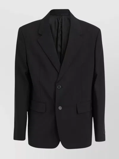 Prada Jackets Single-breasted Flap Pockets