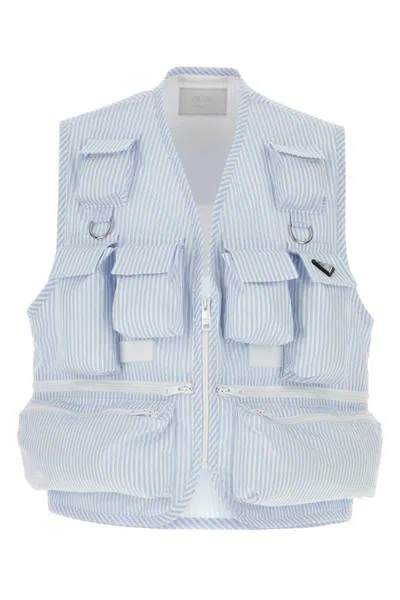 Prada Jackets In Stripped