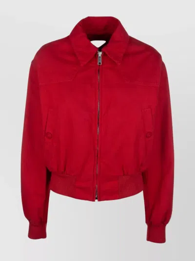 Prada Jackets With Long Sleeves And Ribbed Hem