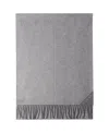 Prada Logo-print Scarf In Gray