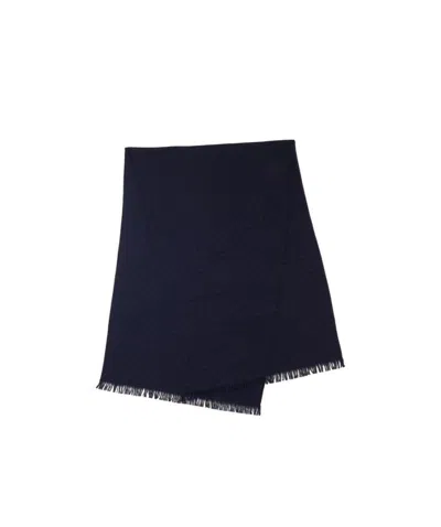 Prada Jacquard Fringed Scarf In Black