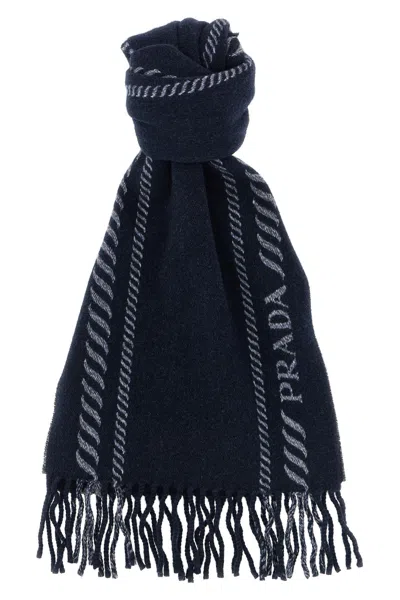 PRADA JACQUARD SCARF