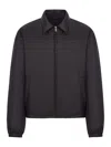 Prada Re-nylon Bomber Jacket In Blue