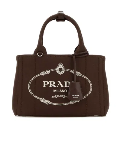Prada Shopping In Brown