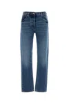 Prada Slim Fit Denim Jeans With Five Pockets In Blue