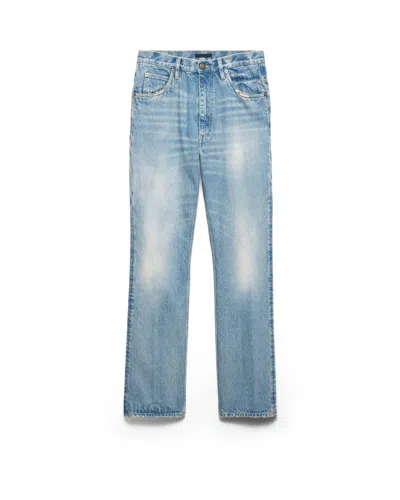 Prada Jeans Aus Gewaschenem Denim In Blau