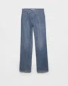 Prada Jeans Aus Gewaschenem Denim In Blue