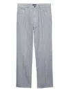 Prada Grey Regular Mid Rise Jeans In Gray