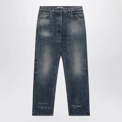 Prada Jeans In Washed Blue Denim