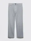 Prada Grey Regular Mid Rise Jeans In Gray
