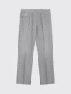 Prada Grey Regular Mid Rise Jeans In Gray