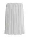 Prada Pleated Jersey Skirt