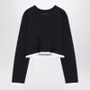 Prada Jersey T-shirt In Black