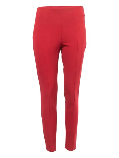 Pre-owned Prada Jersey Trousers In Red