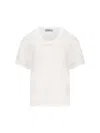 Prada Lleable Edges T-shirt In White