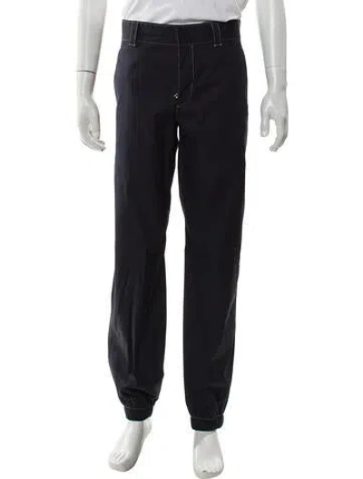 Pre-owned Prada Joggers In Blue