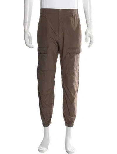 Pre-owned Prada Joggers In Brown